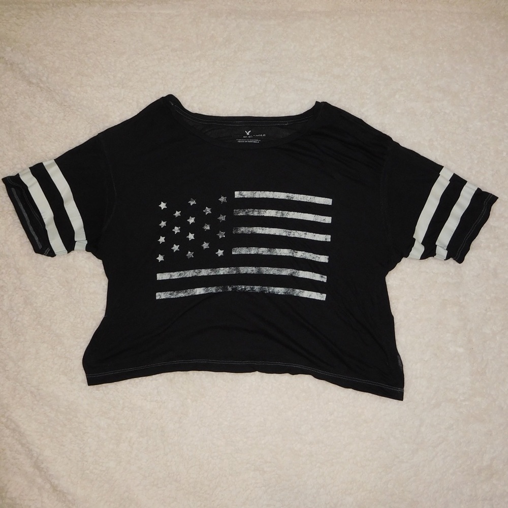American Flag Crop Top 🇺🇸